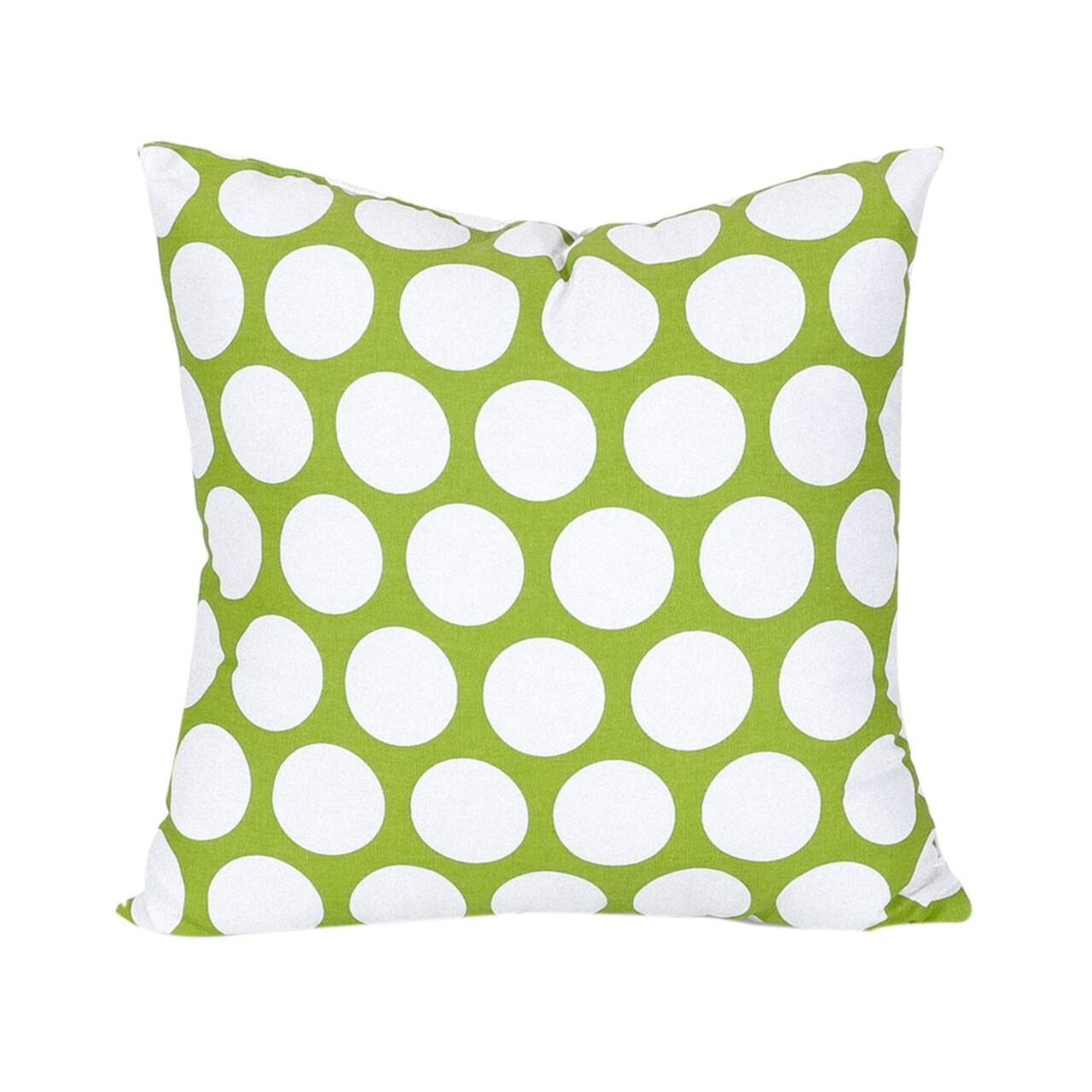 Majestic Home Goods Decorative Hot Green Large Polka Dot Extra Large Pillow